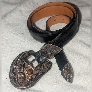 Vintage Designer Celestial Western Ranger Belt.